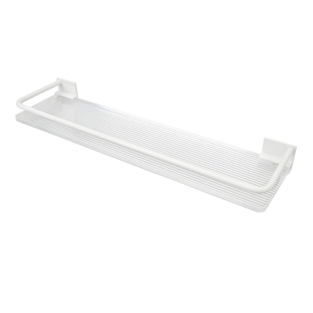 Bathroom Wall Shelf Punch Free Acrylic and Space Aluminum Wall Mounted Bathroom Floating Shelves for Home Rodless