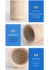 Natural Yellow Cave Stone Vase - Light Luxury Wabi-sabi Style Home Decor for Hotel Model Rooms