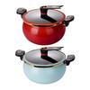 Nonstick Ceramic Coated Soup Pot with Lid 7L Fast Cooking Crock Pot Micro Pressure Cooker Versatile Cookware
