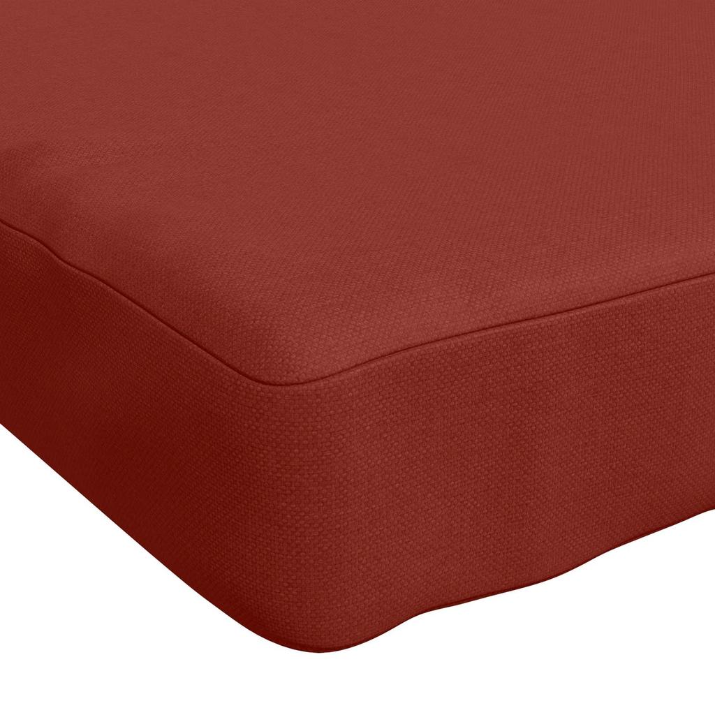 2 piece Bench Cushions SOEST 2 pcs. 100percent Polyester Red