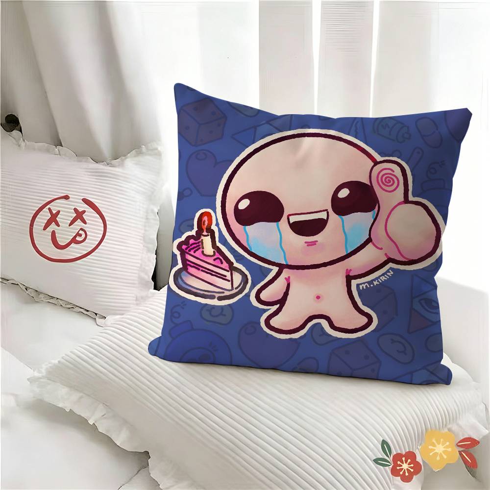 Pc Game The BBinding Of Isaac Cute Anime Pillow Case Fashion Square Pillowcase Bedroom Sofa Room Ins Decoration Leisure