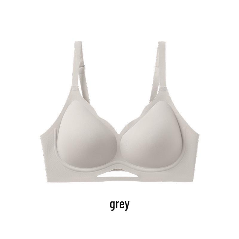 2025 New Style Red Wire-Free Bra: Seamless Underwear for Large Busts, Enhances Shape, Lifts, Controls Side Bulge, Anti-Sagging Effect