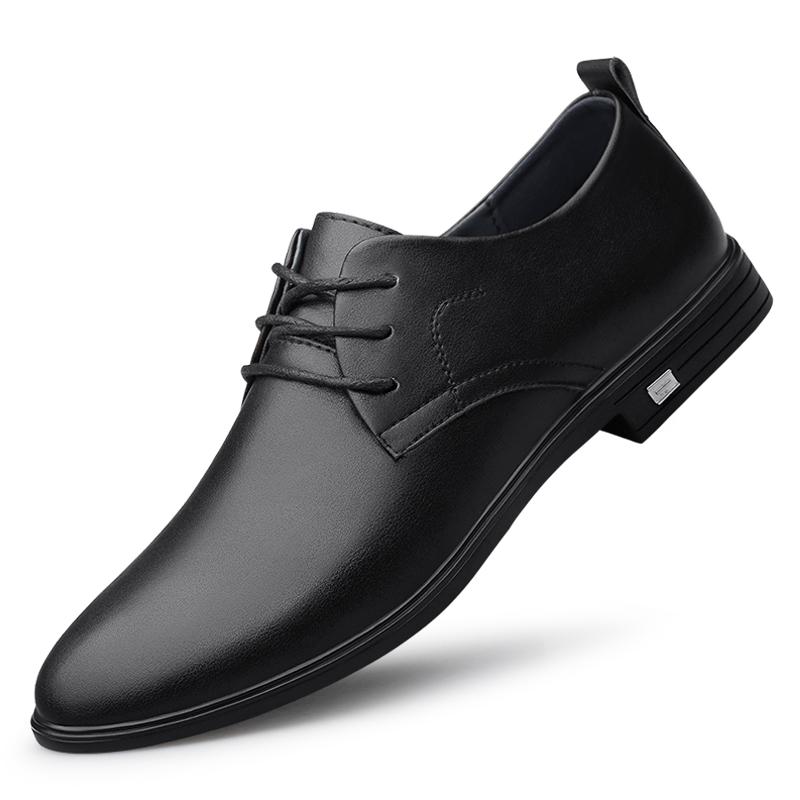 Fashion Designer Party Wedding Footwear Italian Men Genuine Leather Oxford Shoes Casual Business Flat Dress Lace Up Formal Office Shoes
