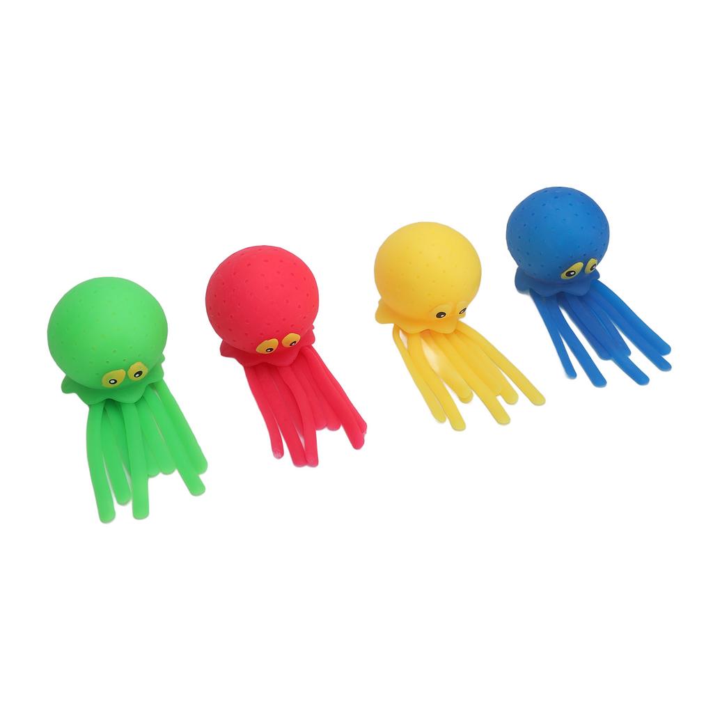 Octopus Ball Toy Luminous Stress Relief Cute Sensory Kids Bath Toy for Boys Girls for Beach Pool
