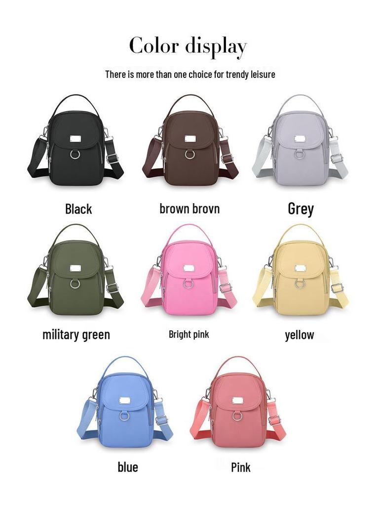 Bolso Bandolera y de Hombro para Mujer: Elegante Monedero Multifuncional para Monedas y Teléfono