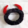 1PC Plush Headband Devil Horn Hairbands Cute Cartoon Headwrap For Face Wash Skincare Makeup Hair Accessories For Women