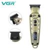 901 Metal Retro Engraved Men's Hair Clipper, Deep Cleaning, Smart Digital Display, Electric Push Rod Clipper Carved  Waterproof and Long-lasting