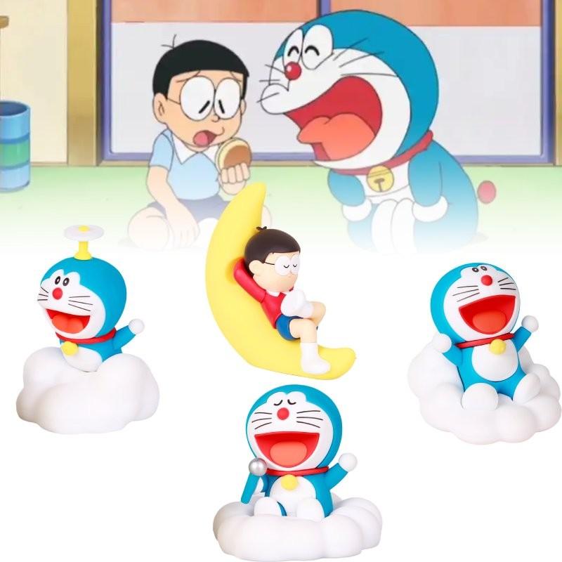 Adorable Pvc Doraemon Night Sky Series Blind Box Figure For Collectors And Fans
