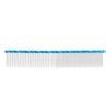 Pet Comb Stainless Steel Teeth Straight Comb Removes Knots and Tangles for Dogs and Cats19cm Blue