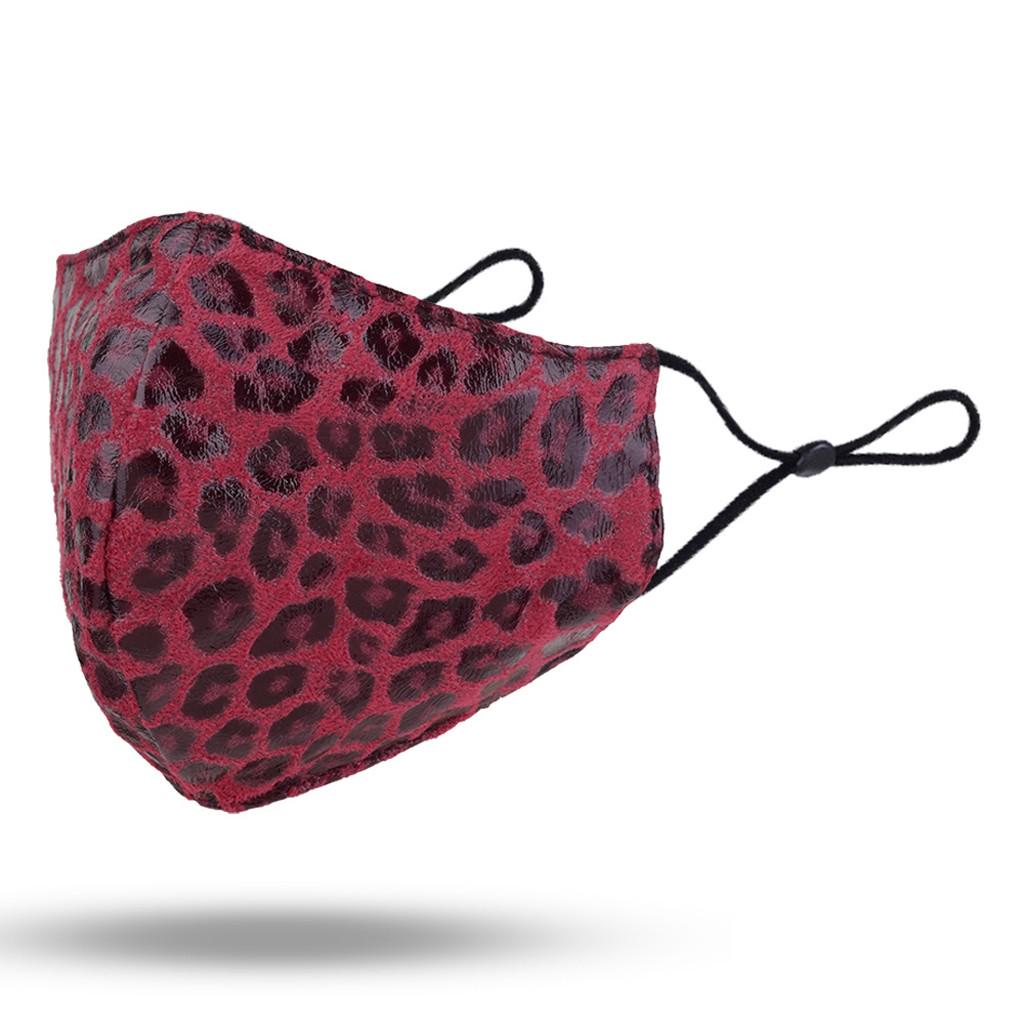Fashion  Breathable Leopard Print  Mask Unisex Face Mask Reusable Mask