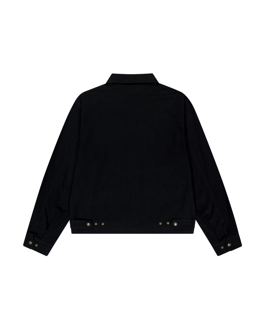 Aakam Cotton Utility Jacket (Black)