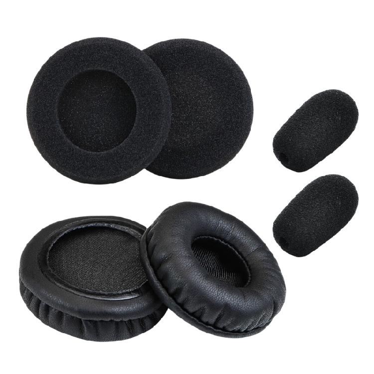 6Pcs/set Ear Comfortable Protein Leather Earpads for B250XT B150, Memory Foam Earpads with Protective Microphones Muffs