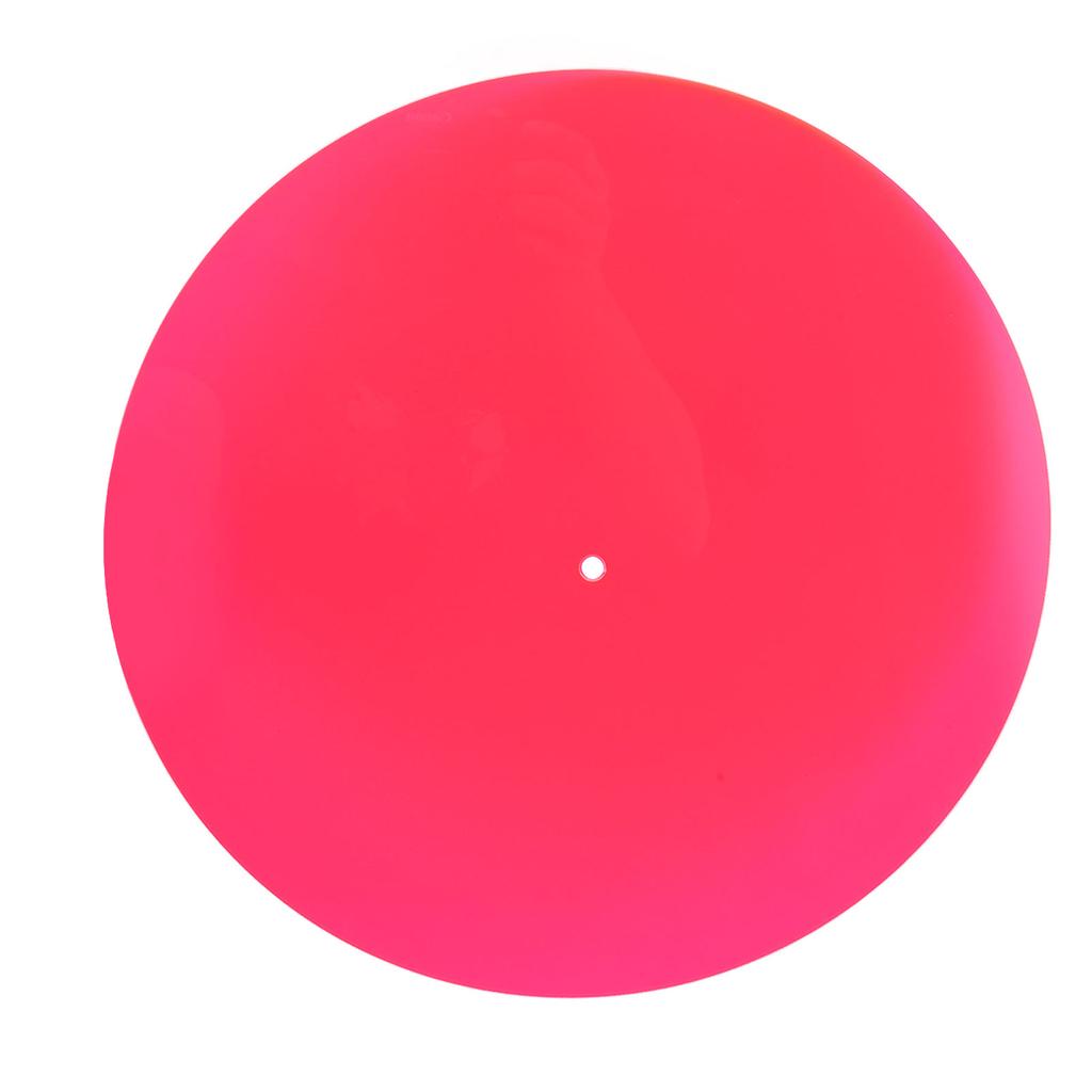 Acrylic Turntable Mat Reduce Noise Improved Sound Quality Anti Static Slipmat for Records 12in