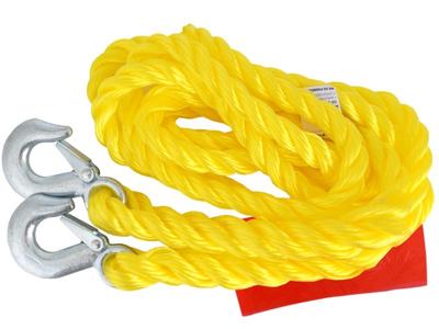 DMC Tow Rope Up To 3000 Kg Braided with Hooks, 4 M, Heavy Duty