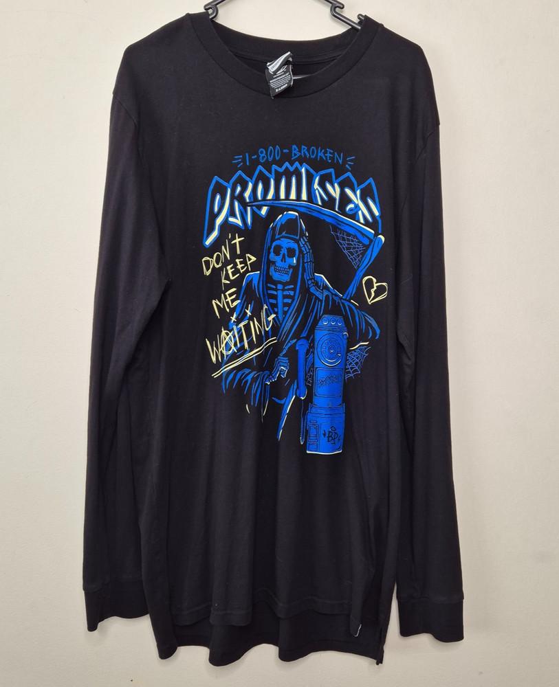 Broken Promises Don039t Keep Me Waiting L/S TShirt Tee Size XL Streetwear Brand Unisex T-Shirt S
