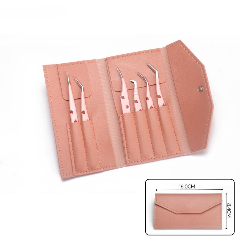 

1/6/7 типов пинцет для накладных ресниц, антистатический пинцет из нержавеющей стали, изогнутая полоска, 3D пинцет для наращивания ресниц, инструменты для макияжа 6PCS