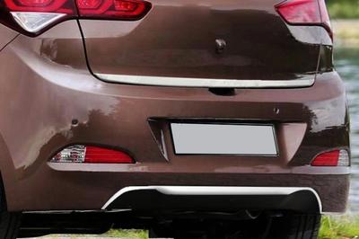 Overlay On an End Face of a Bumper 2014-2018 (stainless Steel) for Hyundai I-20
