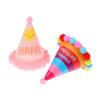 10Pcs/Bag Happy Birthday Party Hats Rainbow Diy Handmade Cap Crown Baby Shower Decoration Boy Girl Birthday Party Photo Props