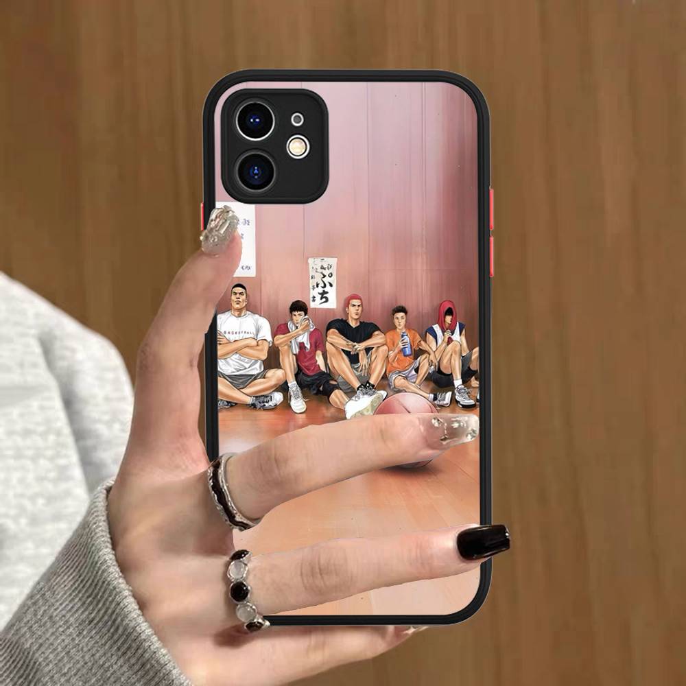 Japanese S-SLAM D-DUNK Phone Case For IPhone 16 15 14 13 12 11 Pro Max 7 8 6 6s Plus Matte Cover