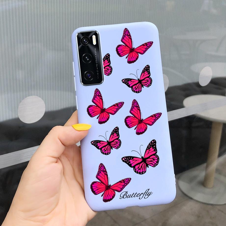 For Vivo Y70 Case 6.44'' Fashion Girls Soft TPU Silicone Back Cover For Vivo Y70 2020 Y 70 With NFC Phone Cases for vivoY70 Bag