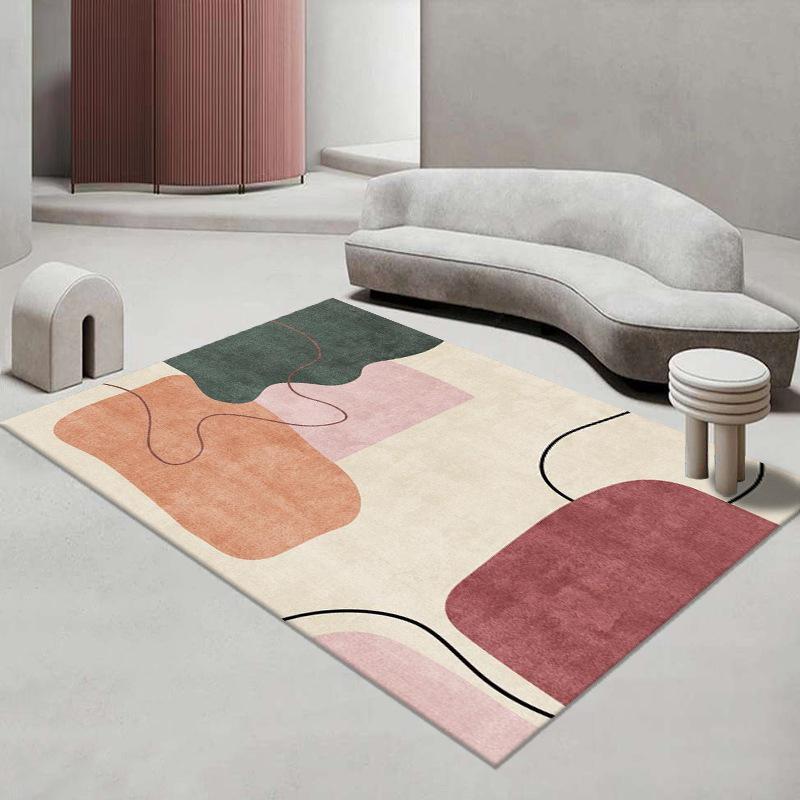 Modern Light Luxury Large Area Carpet for Living Room & Bedroom