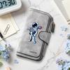 Stylish Astronaut Pattern Multi-Card Slot Wallet