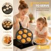 Non-Stick Coating Cartoon Griddle Pan 7 Hole Egg Burger Mold Versatile Animal Pancake Pan  For Kids