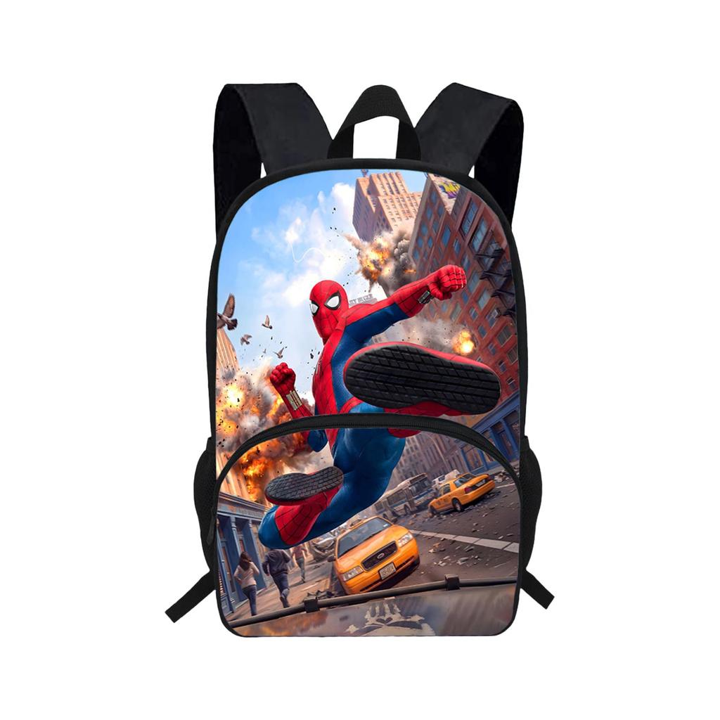 Large Capacity Printed Backpack with Adjustable Straps Durable Material Suitable for School Travel Work and Daily Use