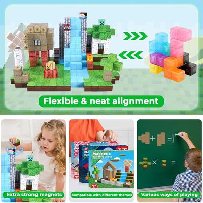 Forest Series Magnetic Building Blocks Set In Gift Box