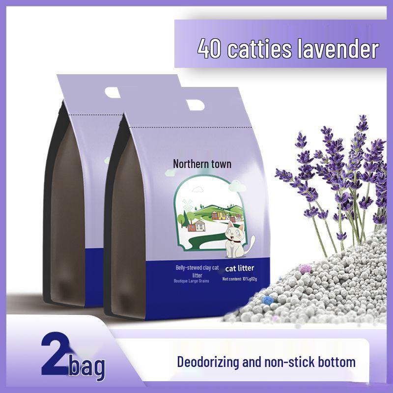 Bentonite Cat Litter, Low Dust, Deodorizing, Large Particle, 10kg/40lb Pack