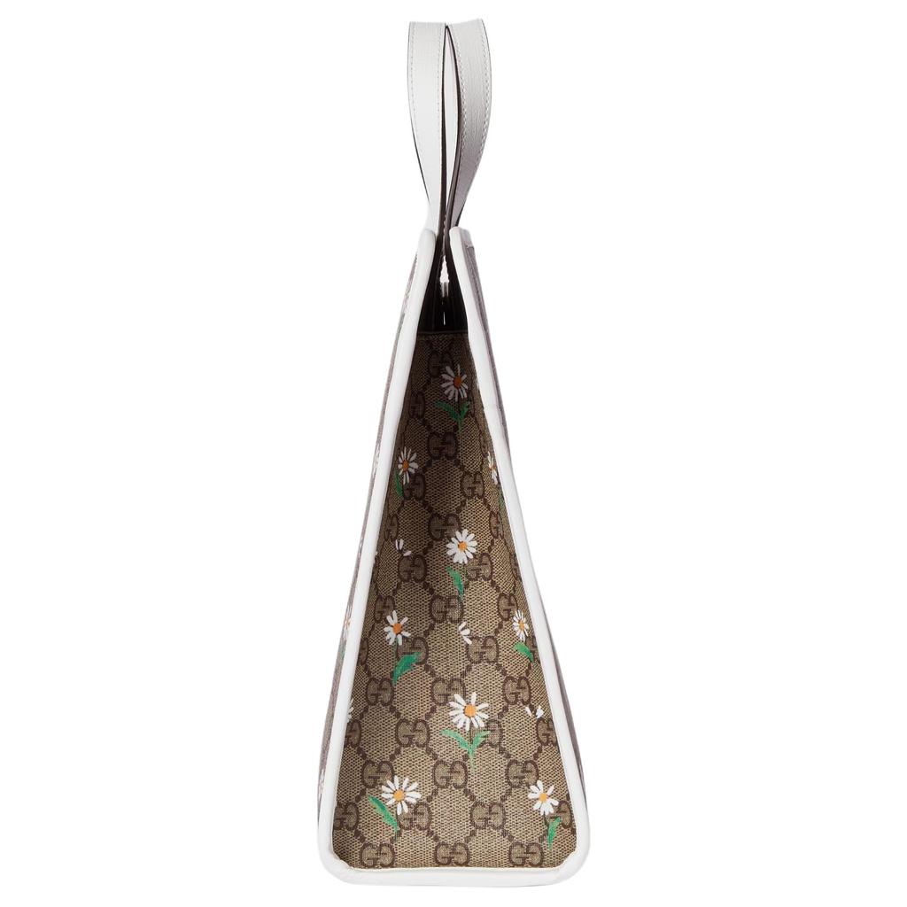 Gucci GG Supreme GG Print Design Canvas Tote Shopping Bag Women tote Brown 605614-HAALP-9741