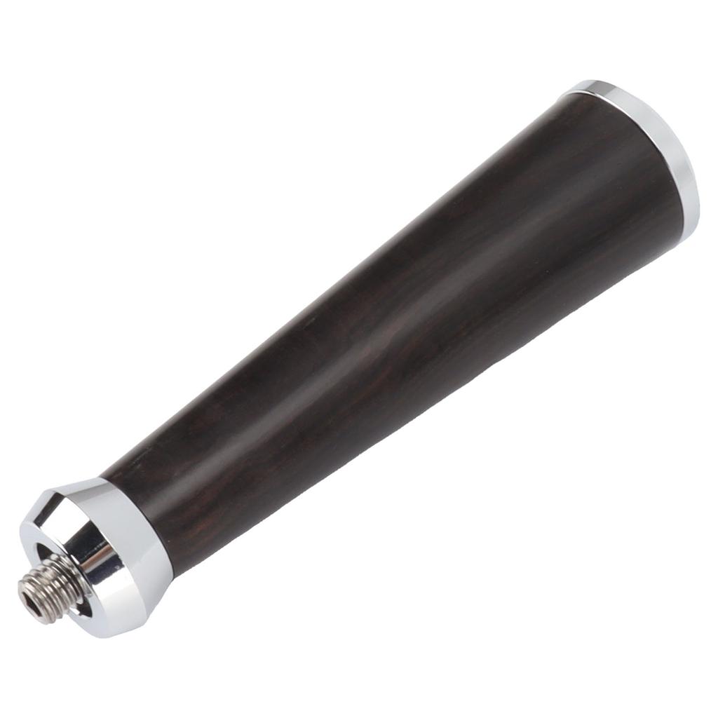 M10 Thread Coffee Filter Handle Replacement Steel Bottom Wooden Coffee Machine Handle with Buckle