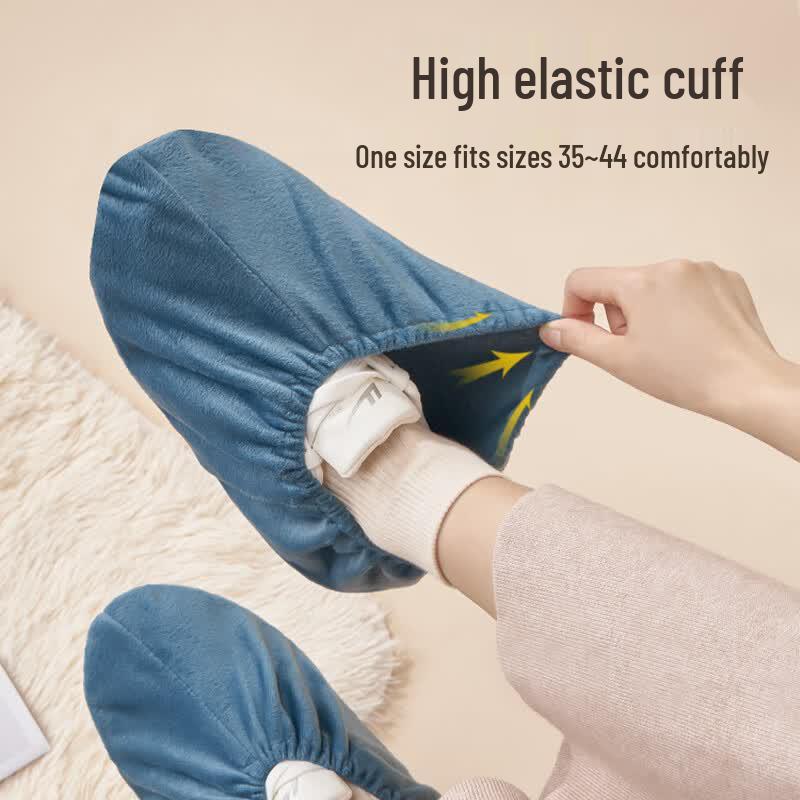 Reusable Indoor Flannel Shoe Covers