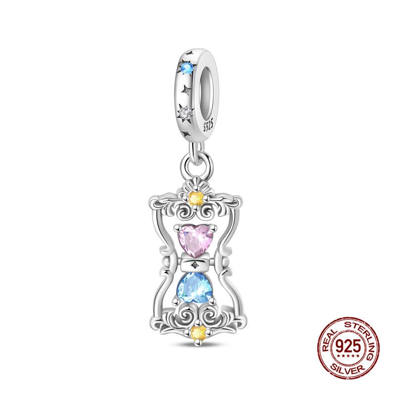 Charms Copper Romantic Ice And Snow Glass Beads Charms Fits 3Mm Original Bracelet Necklace Womens Diy Fine Jewelry Gift New