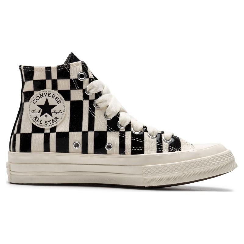 Converse Chuck 70 Fashion Versatile High-Top Canvas Shoes Unisex Sneakers Black White A08764