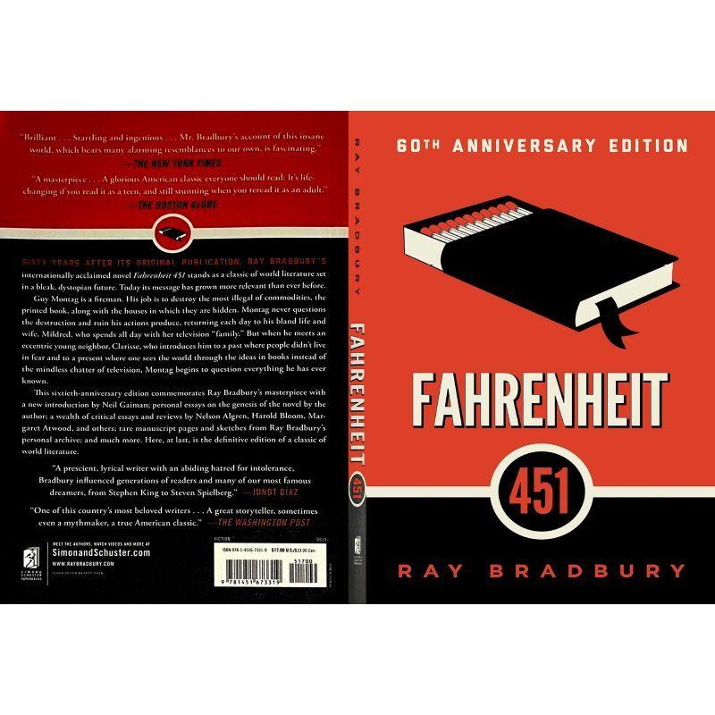 1 книга Фаренгейт 451 Роман Английская книга 1 book