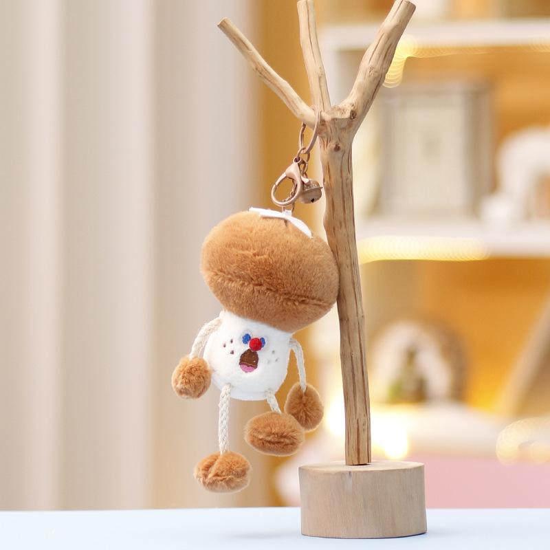 Cute Vegetable Plush Toy Cartoon Cabbage Corn Broccoli Pendant Soft Stuffed Doll Keychain Backpack Car Bag Decor Kid Gift