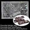 3D Polycarbonate Chocolate Mold For Baking Candy Bar Mould Sweets Bonbon Chocolate Cake Decoration Confectionery Tool Bakeware