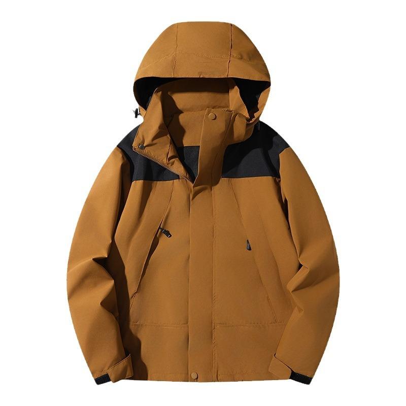 Outdoor Sports Fashion Jacket Spring and Autumn Men's and Women's Mountaineering Clothing Travel Hooded Jacket