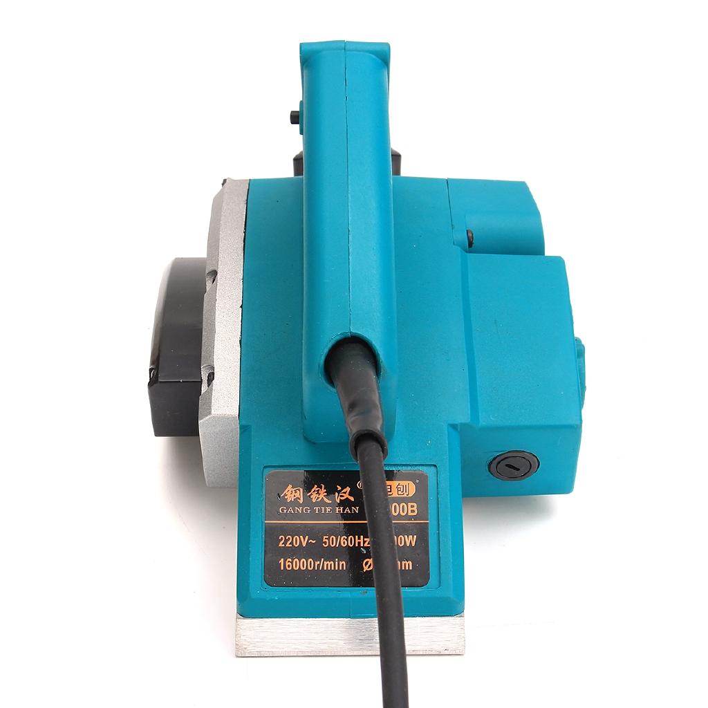 220V 50Hz Powerful Electric Wood Planer Door Plane Hand Held Woodworking Surface 800W