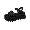 [Ushilai] 2025 Fairy Style with Skirt Fashionable Roman Beach Sandals Versatile French Sandals Women's Summer