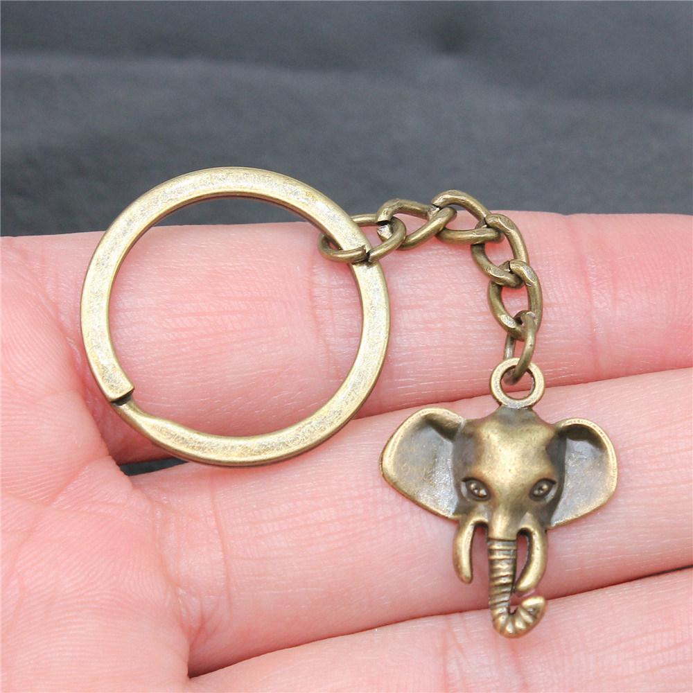 Big Elephant Animal Keychain for Women Best Seller Sweet Christmas Gift Streetwear Car Key Ring