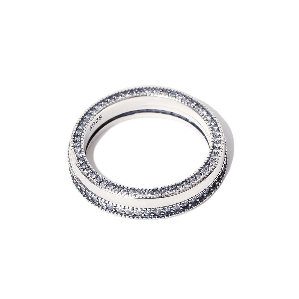 Mezmic Modern Vintage Jewelry Silver Ring