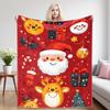 Xmas Decor Flannel Blankets Are Perfect For Sofas, Office Beds, Travel, Sleep, And Use Throughout The Four Seasons