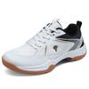 Professionella badminton herrskor andningsbara och deodoriserande, badminton skor slitstarka vardagliga sportskor träning tennisskor