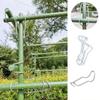 30Pcs Iron Plant Trellis Connecting Buckles 11/16/20 MM Plant Connector Clip  Garden Greenhouse