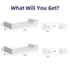 Free Drilling Factory Wall Mount Shelves Basket ABS Resin Shower Shelf Storage Toilet Kitchen Rectangular Bathroom Storage Rack