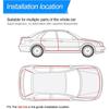 XINLIYA Car Door Edge Guards, 16Ft Universal Rubber Seal Protector U Shape Edge Trim Car Door Edge Protection For Most Car, Aluminum Boat Edge Guards