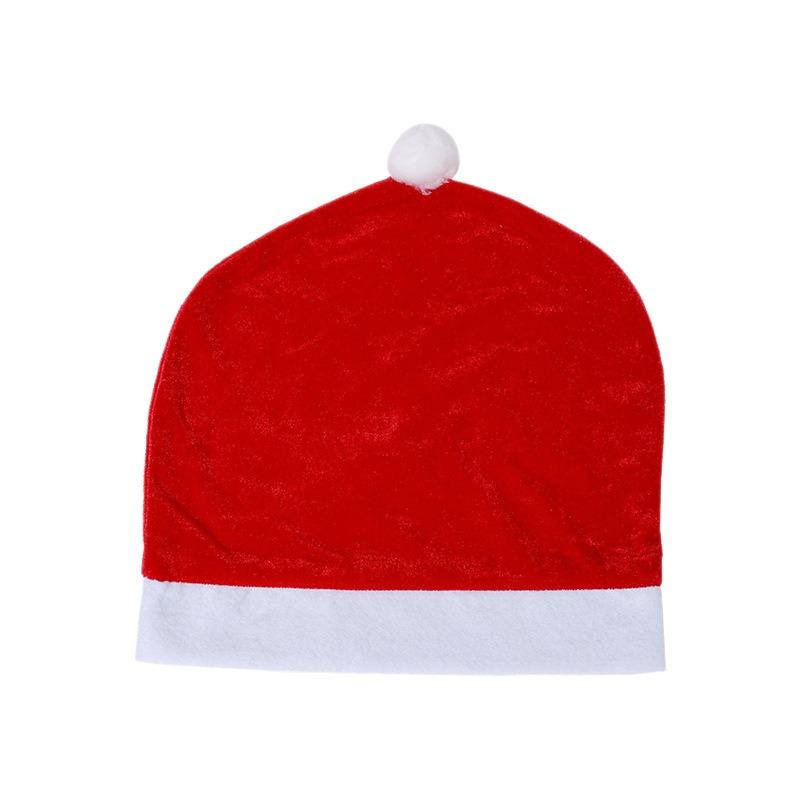 Santa Hat Car Decoration Christmas Car Seat Headrest Cover Seat Protection Christmas Ornaments Car Seat Accessories