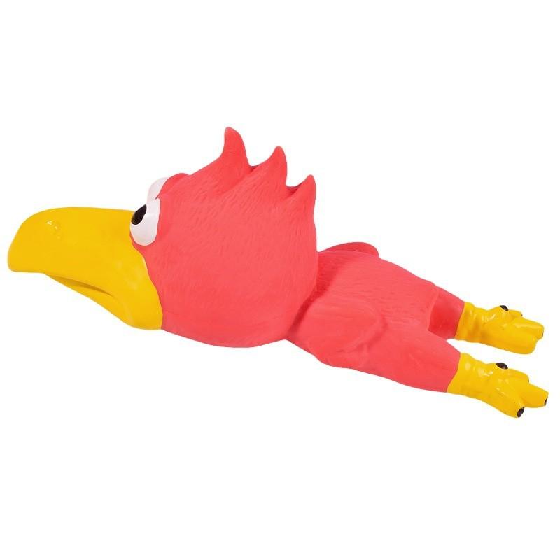 Pet Latex Toy Screaming chicken Dog Chew Toy Bite Resistant Squeaky for Puppies Small Dogs Teething Cleaning